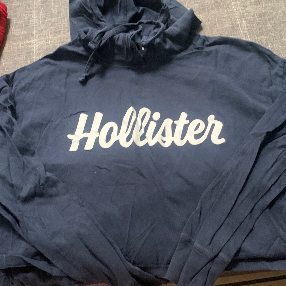 Hollister cropped hoodie